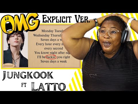 Jung Kook Seven (feat. Latto) Lyrics (Explicit Ver.) REACTION!!! 🤯