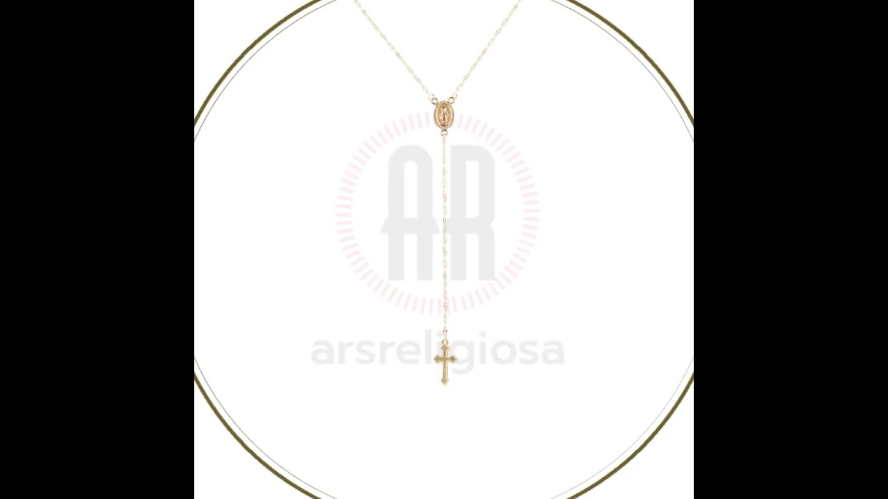 Rosario Catolico Diamantado 6 Piezas Color Oro | Meses Sin Interés - Foto 7