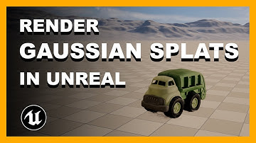 Render Gaussian Splats Using Unreal Engine