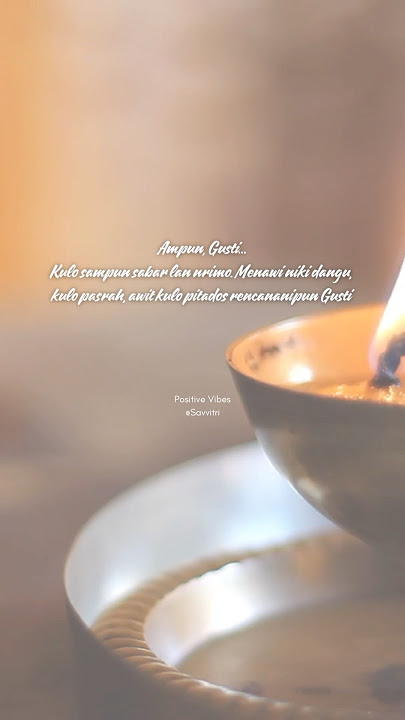 Ampun Gusti, Kulo Pasrah #quotes #lirilir #pituturjawa #pitutur #katakatabijak