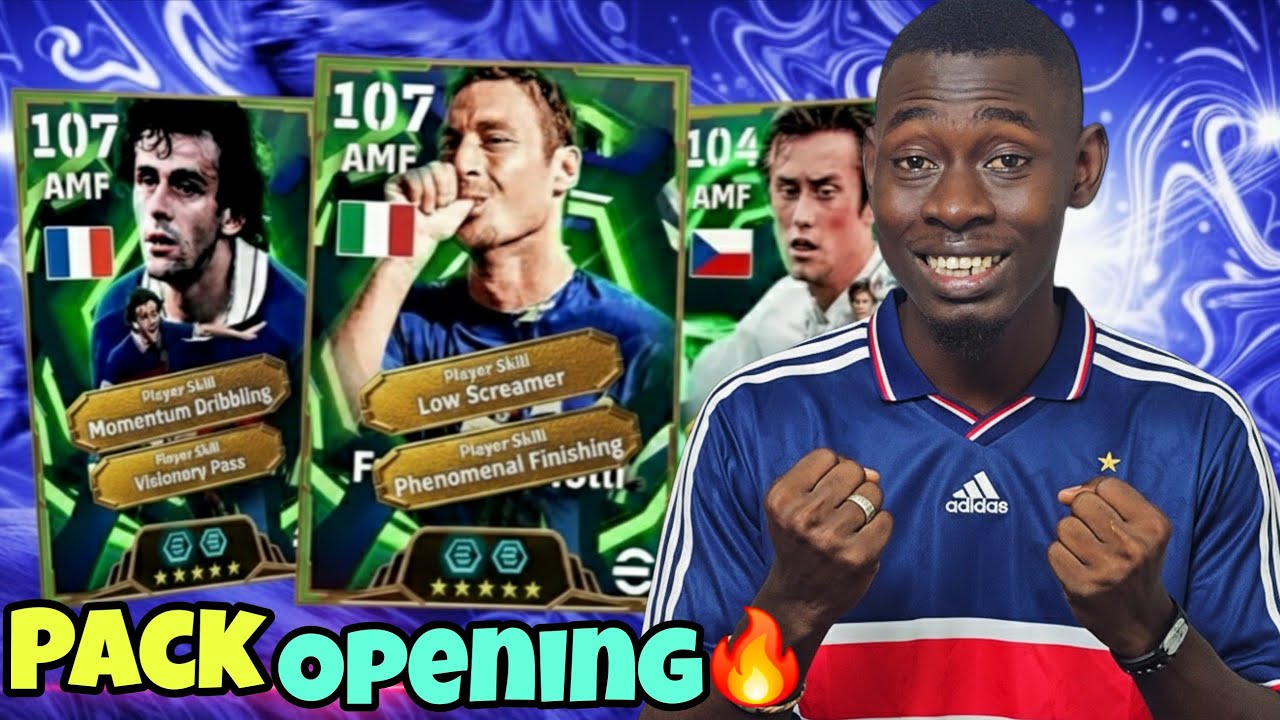PACK OPENING PLATINI 107 TOTTI 107 Rosický 104 || Efootball mobile 