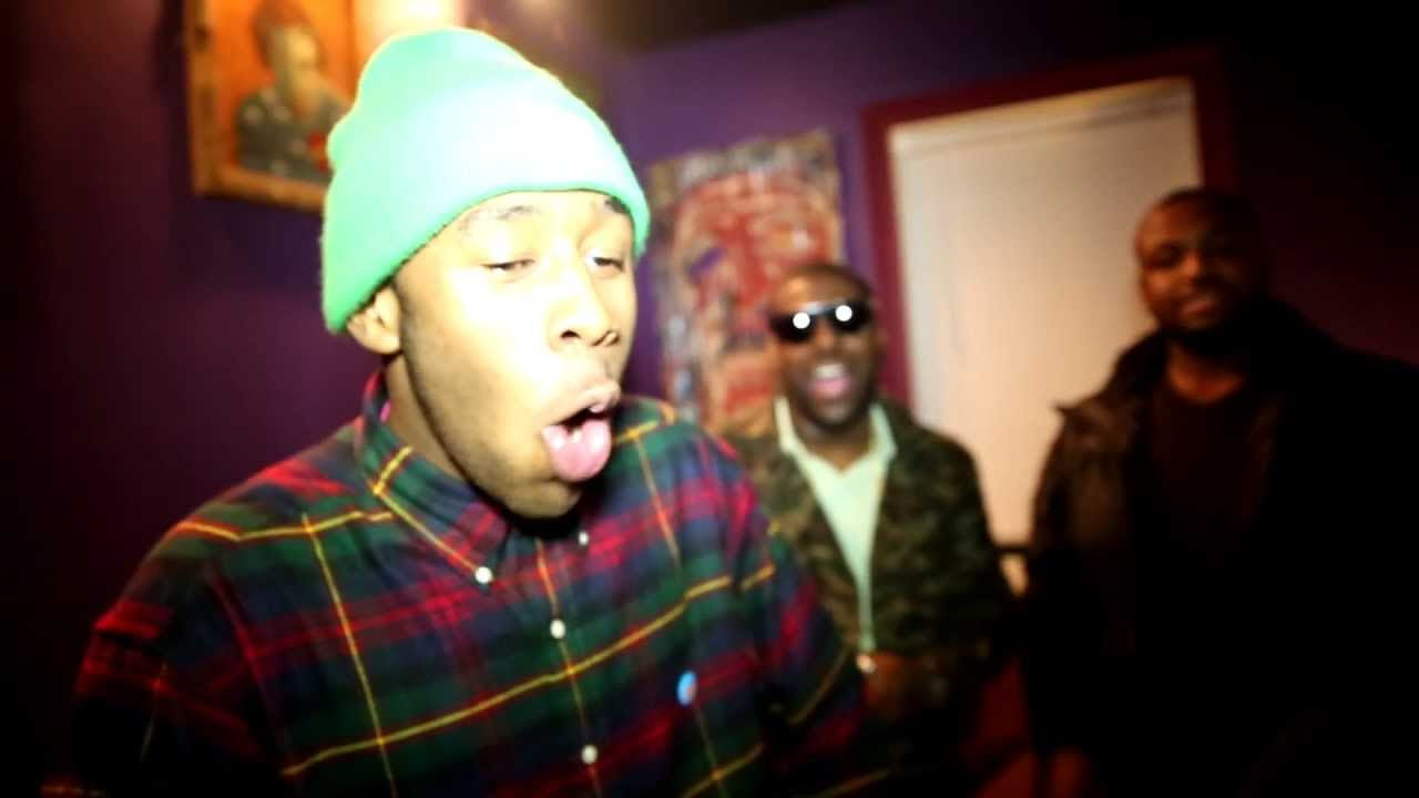 Tyler, The Creator Receiving King Ice Jewelry wit Mac Miller in