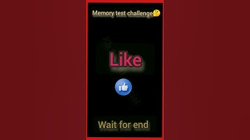 Memory Test || Riddles And Puzzles For Iq Test || part 22 || #shorts #quiztime