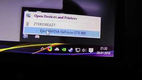 What happens if you Safely eject your GPU in Windows
