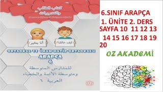 6.SINIF ARAPÇA DERS VE ÇALIŞMA KİTABI 1. ÜNİTE 2. DERS MAZİ FİİL SAYILAR ZAMİRLER