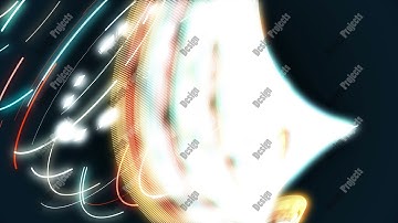 Abstract Loopable CGI motion graphics with colored lines