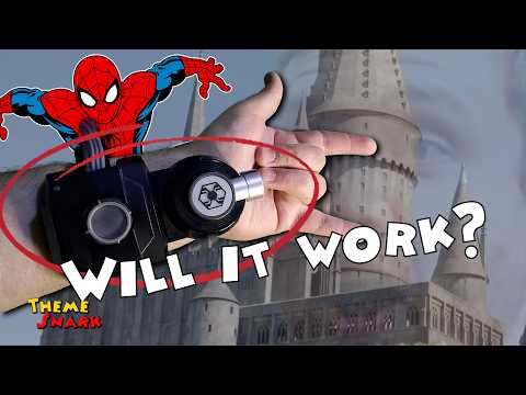 Hacking Harry Potter Wand windows with Spider-Man WEB Tech | Theme Snark