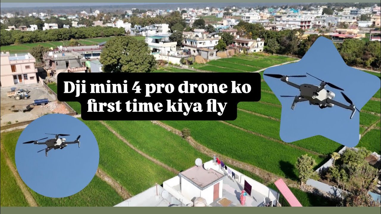 Dji Mini 4 pro drone ko first time kiya fly