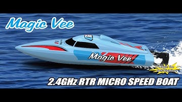 Joysway 8106V6 Magic Vee V6 2 4GHz RTR micro RC toy boat speed boat Deep V 20kmh with self righting