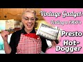 Vintage gadget lets test a 1960s presto hot dogger