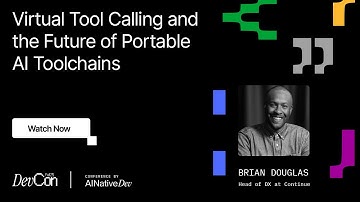 DevCon Fall 2025 | Brian Douglas - Virtual Tool Calling and the Future of Portable AI Toolchains