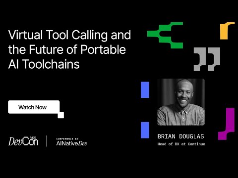 Brian Douglas - Virtual Tool Calling and the Future of Portable AI Toolchains | DevCon Fall 2025 Episode cover