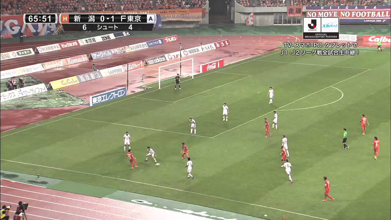 14 07 23 J1第16節 アルビレックス新潟 Vs Fc東京 Youtube