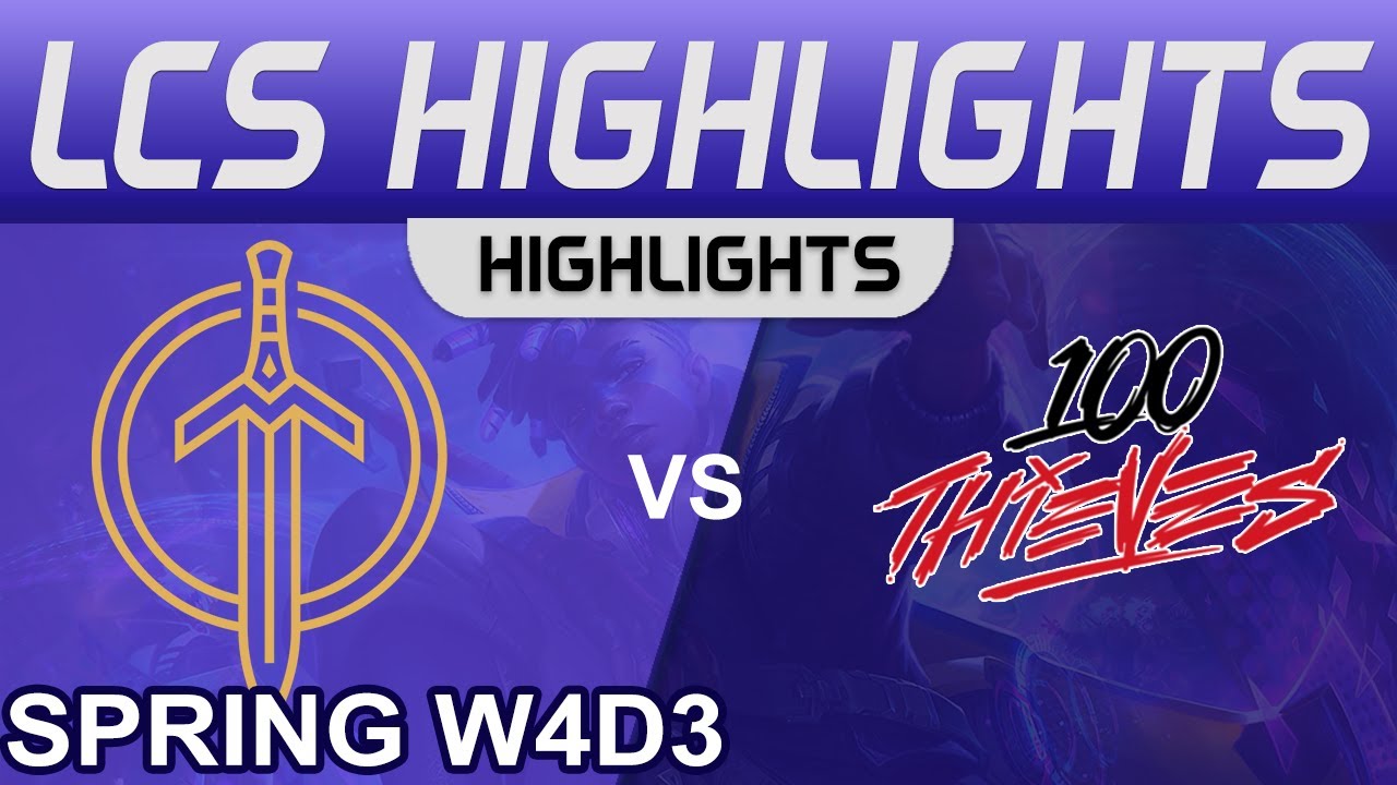 GG vs 100 Highlights LCS Spring Season 2023 W4D3 Golden Guardians vs 100 Thieves by Onivia