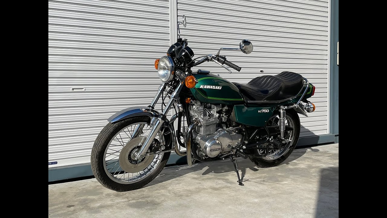 1978 Kawasaki KZ750 Twin - YouTube