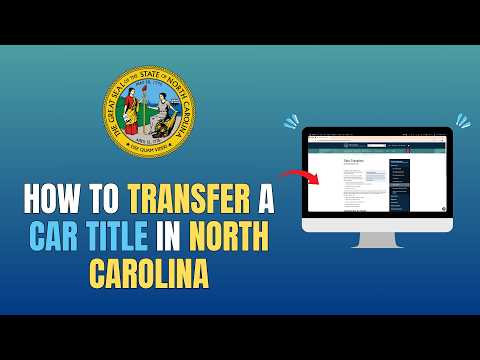 How Do I Get The Title To My Car In Nc