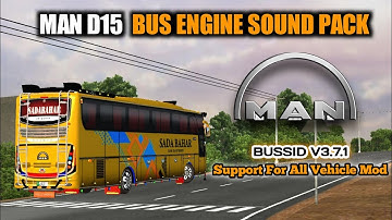 MAN D15 BUS ENGINE SOUND PACK FOR BUSSID V3.7.1।man bus sound obb for Bussid।man bus sound obb।