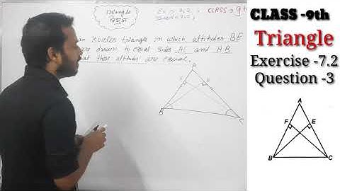 CLASS-9th| Ex-7.2 | Q -3 (Triangle)| MATHS NCERT CBSE | by -Rohit bhaskar |RIGHT DIRECTION CLASSES