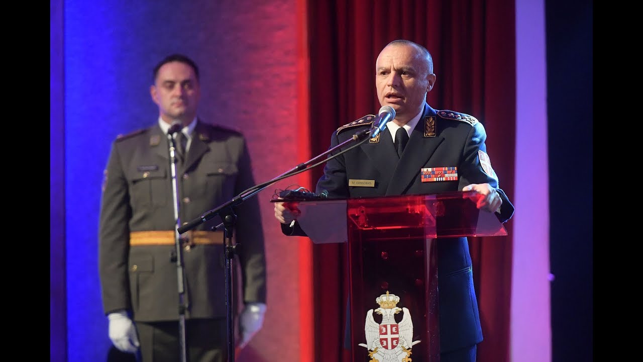 General-potpukovnik Milosav Simović // Svečana akademija povodom Dana Kopnene vojske i Dana pešadije