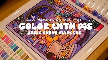 Color with me (ASMR) 🌆🌜 