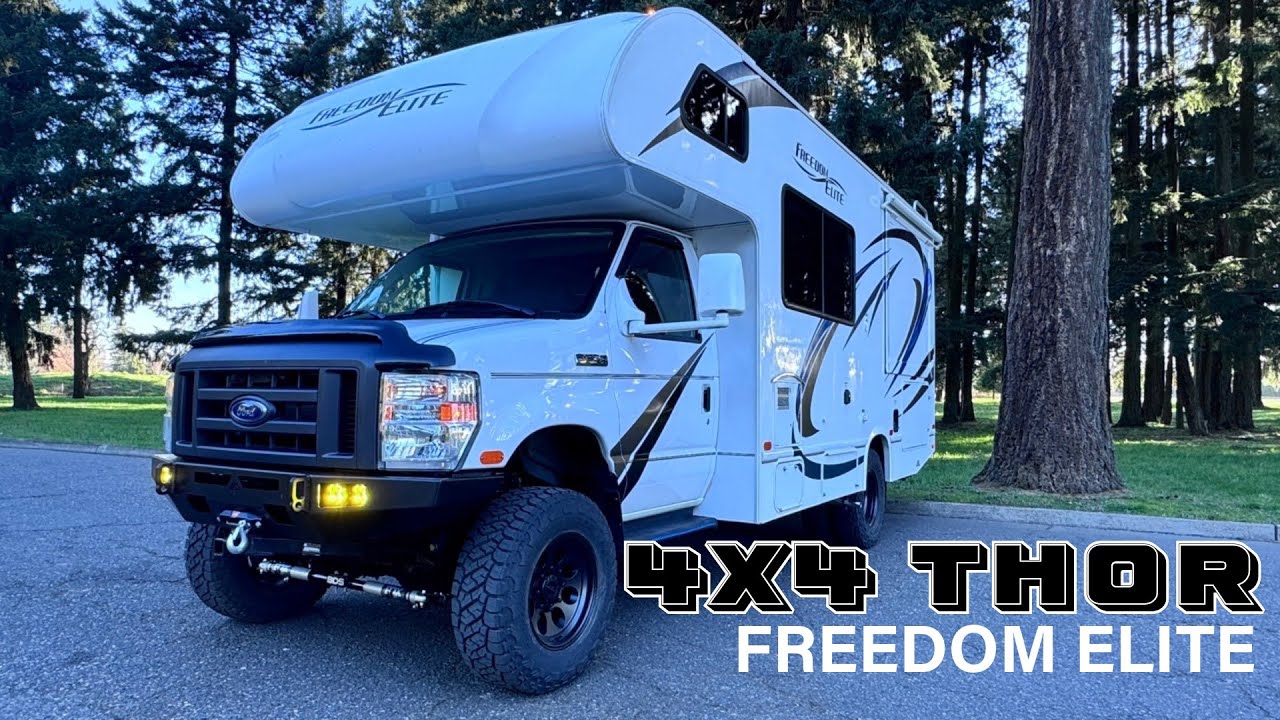 2019 Thor Freedom Elite 4x4 Class C RV 22FE - YouTube