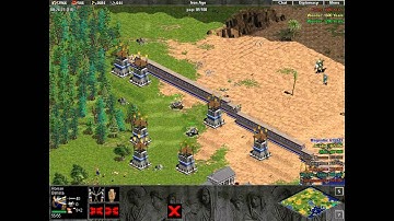 Roman vs 7 Hardest Randoms. Random Map. Age of Empires. Rise of Rome