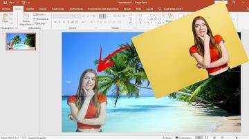 Como hacer una IMAGEN TRANSPARENTE en POWERPOINT