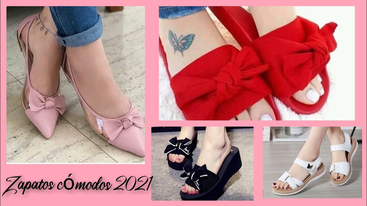 ZAPATOS DE MODA 2021♥ MUJER/ ZAPATOS COMODOS/PRIMAVERA/ WOMEN'S SHOES 2020  #moda #tendencia #2021# - YouTube