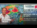 Ida strengthens into hurricane as it nears Gulf Coast
