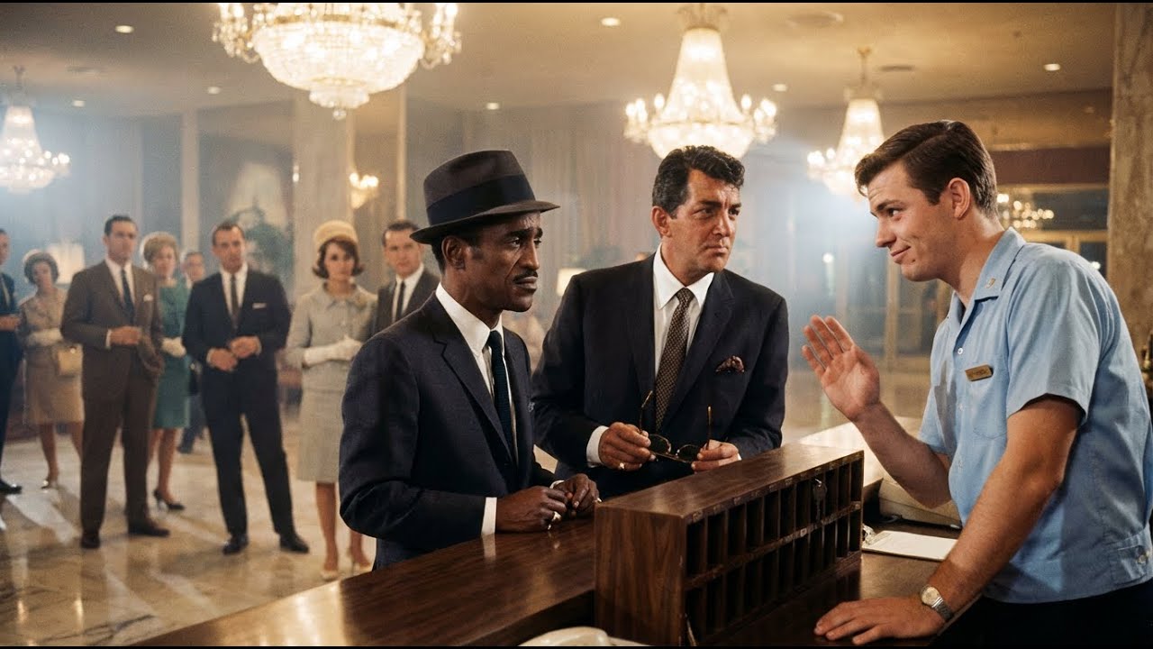 The Hotel Refused Sammy a Room Key — Dean Martin Took the Front Desk Apart Quietly