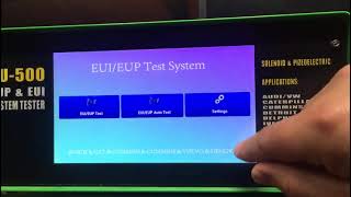 EU-500 EUI EUP tester operation video