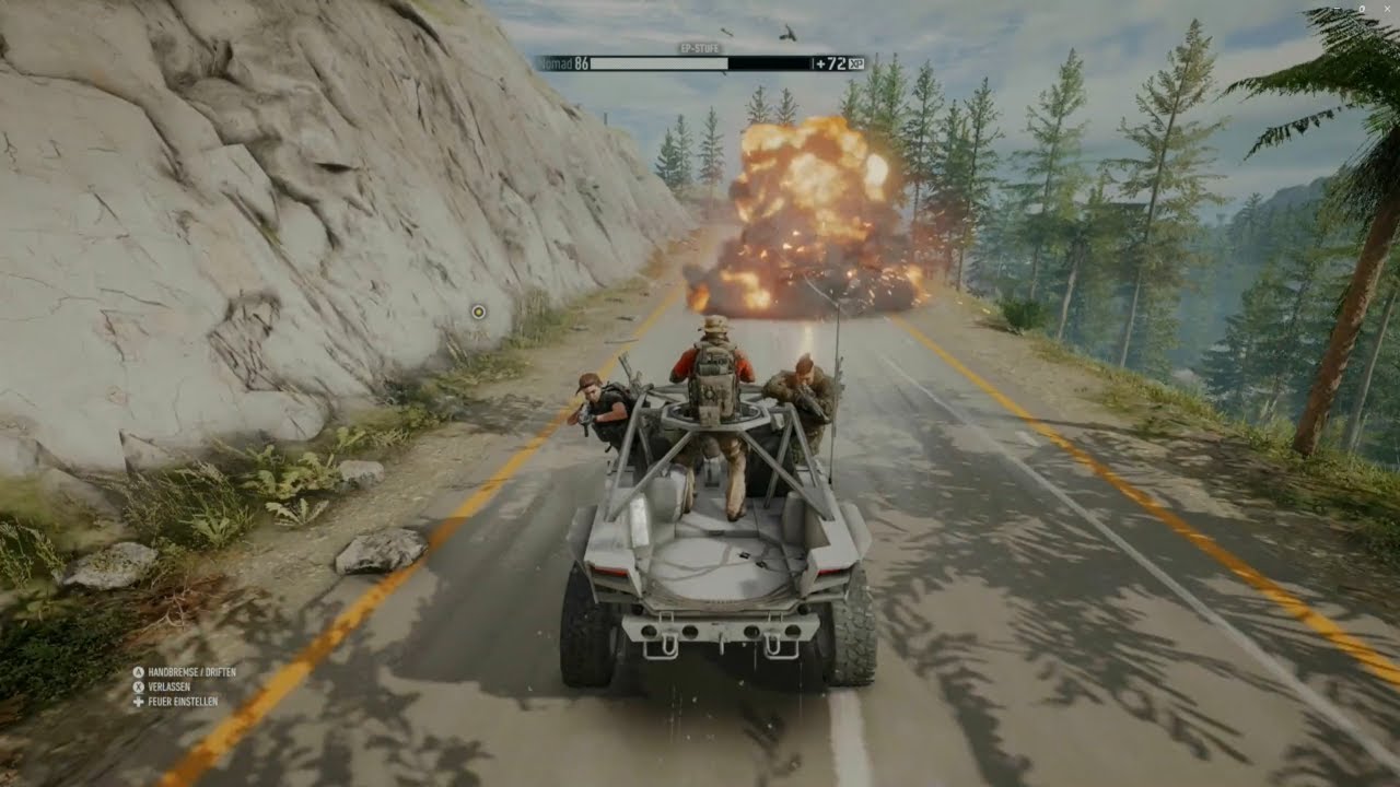 Ghost Recon Breakpoint: Mit dem Auto einmal quer über die Insel Freunde.