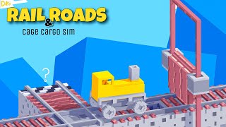 Fancade Rail roads & Cage Cargo Sim gameplay