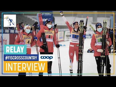 Fossesholm (Norway) | "We had a great day" | Women's Relay | Lahti | FIS Cross Country