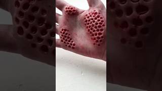 Trypophobia Don't be afraid, it's fake, my friend #sfx #sfxmakeup #sfxremoval #trypophobia #fyp