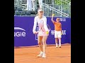 Liudmila Samsonova practica. Previas. R1. Strasbourg open series 2026. Ettore Russo juez de silla