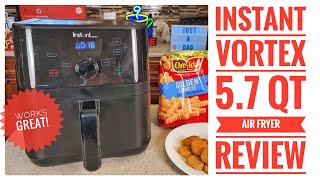 Instant Vortex 5.7 QT Air Fryer Review          How To Make Chicken Nuggets \& French Fries