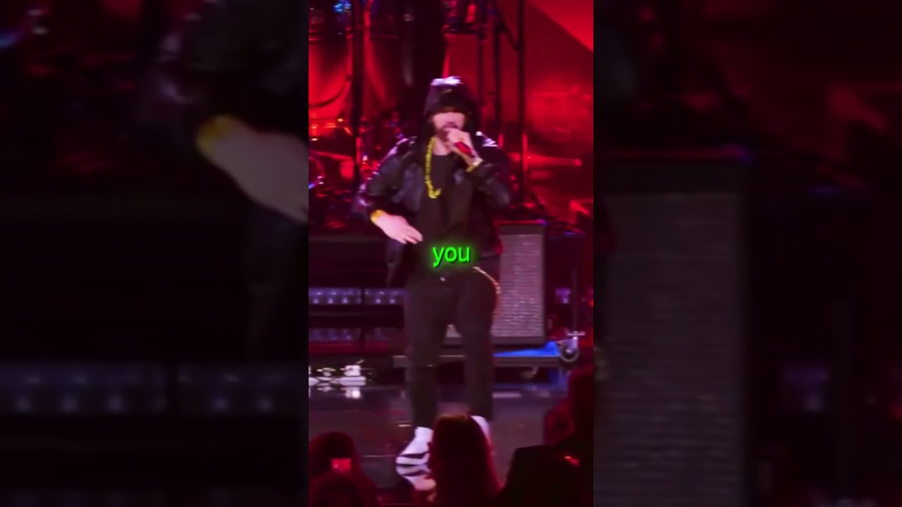 EMINEM RAP GOD LIVE 