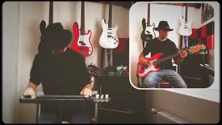 COVER :  basse / lap steel / Guitare electro Pink Floyd  -  High hopes