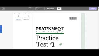 Convert PSAT/ NMSQT MCQ PDF question papers into online quizzes in minutes without cut copy paste