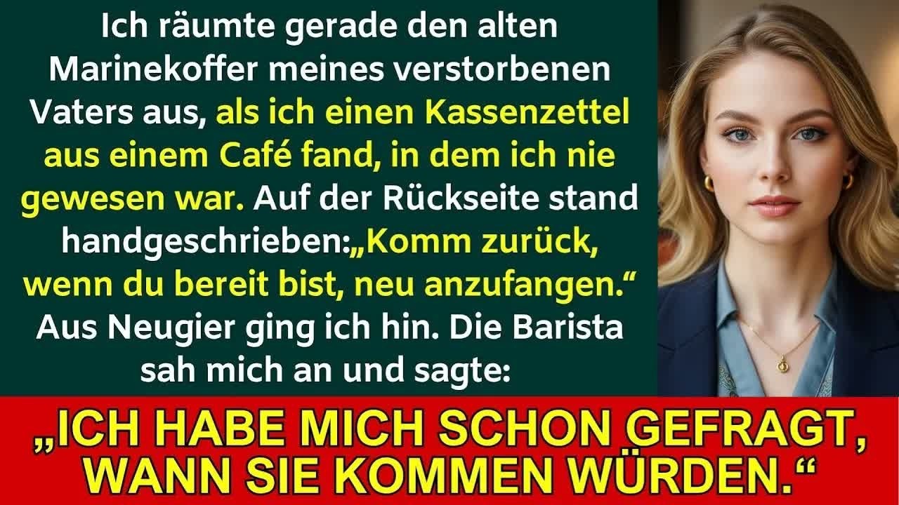 Ich dachte, mein Marinevater nahm seine Geheimnisse mit ins Grab – bis ich eine Quittung fand