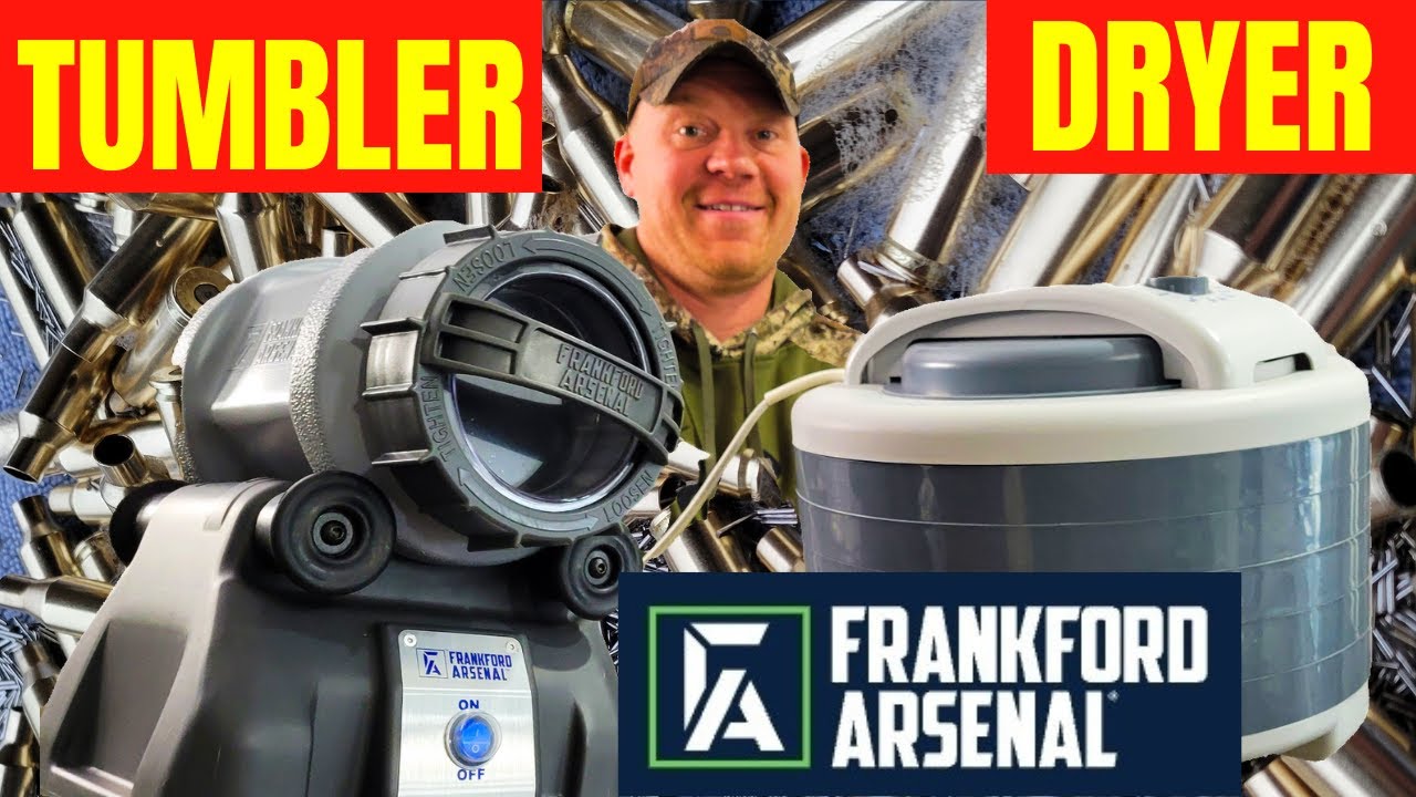 Frankford Arsenal Rotary Tumbler Lite and Brass Dryer 