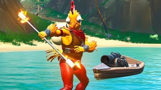 TENDER DEFENDER DOING FIRE SPINNER IN ALL GAME NO KILLS WIN CHALLENGE - A Fortnite Short Film