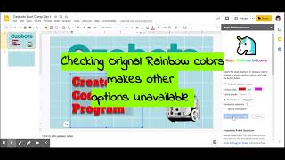 Google Slides Add-On:  Magic Rainbow Unicorns Slides