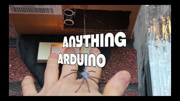 Halloween 2018, Dropping Spider on Doorbell - Anything Arduino ep. 31