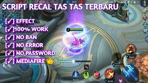 SCRIPT RECAL tas-tas terbaru 2021 NO PASSWORD