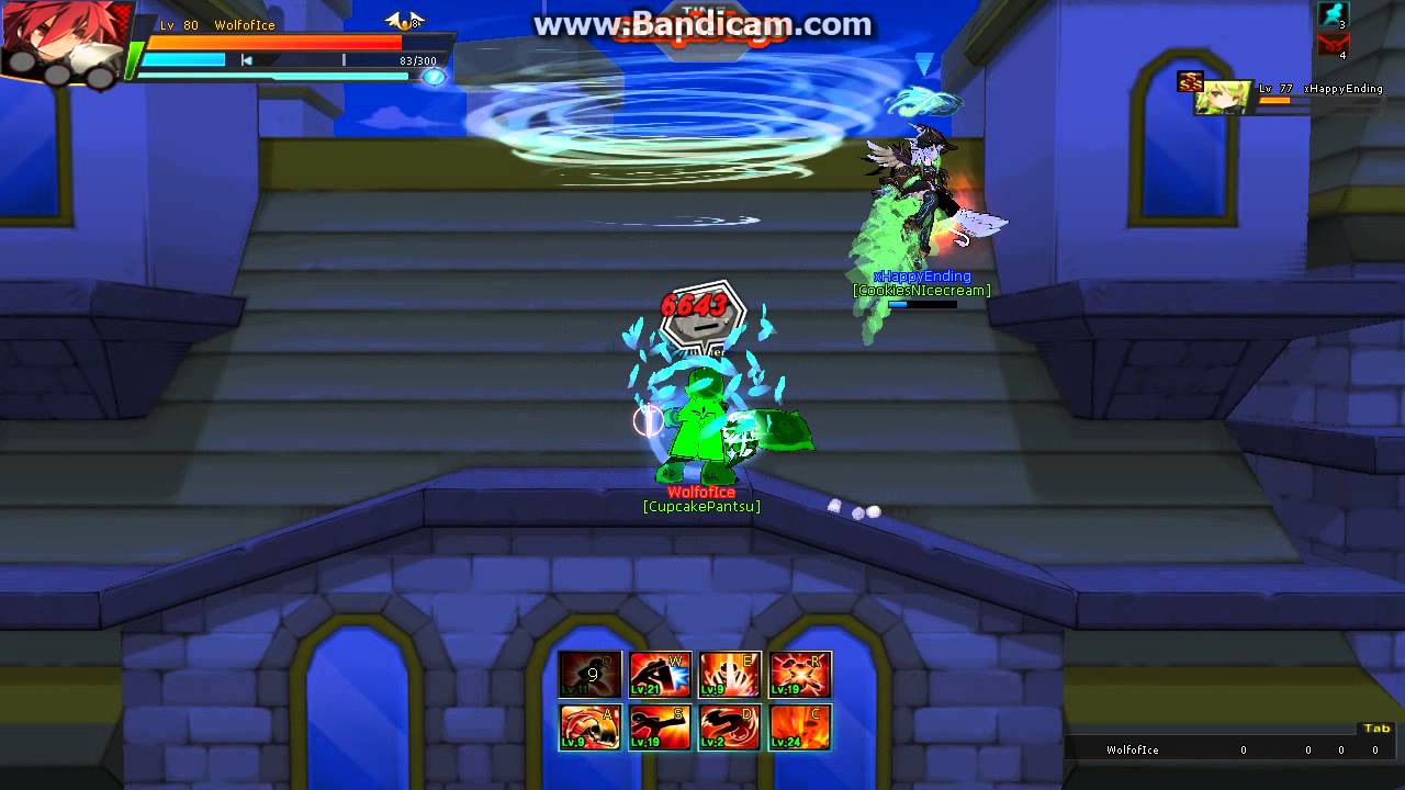 [Elsword] LK PvP Bandicam Testing 720 Youtube Preset Pt2