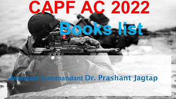 Booklist CAPF AC 2022