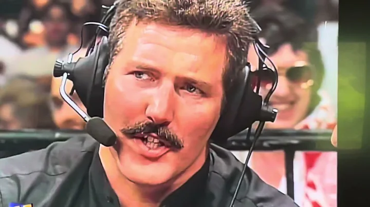 Dan Severn Makes His 1st Appearance in WWF on RAW 6/23/97 as Guest Commentator Ken Shamrock Match