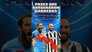 GONZALO HIGUAÍN y como la JUVENTUS le arruinó la CARRERA | #shortsvideo #short #futbol #higuain